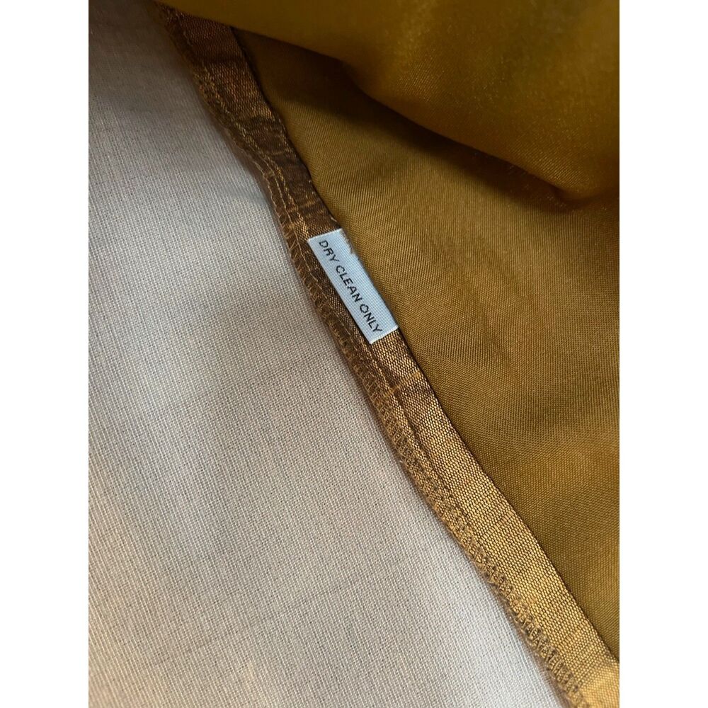 Luigina copper pleated detail 3/4 sleeve blazer - Picture 5 of 5